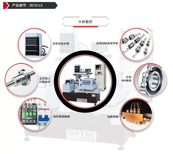 DE400环保型中走丝机床细节