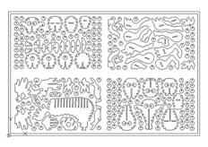 线切3D-麒麟,线切割图纸免费下载