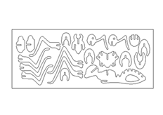 线切3D-蚂蚁,线切割图纸免费下载