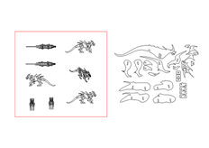 线切3D-东方龙,线切割图纸免费下载