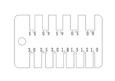 线切割2D-卡尺,线切割图纸免费下载